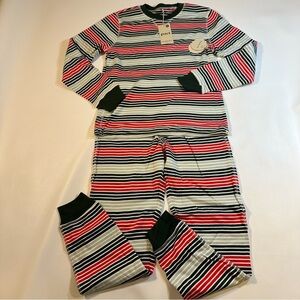 Pact Striped Organic Pajama Set